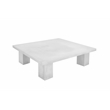 Ella Square Coffee Table Large In Ivory Concrete