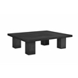 Ella Square Coffee Table Large In Black Concrete