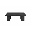 Ella Square Coffee Table Large In Black Concrete