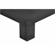 Ella Square Coffee Table Large In Black Concrete
