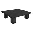 Ella Square Coffee Table Large In Black Concrete