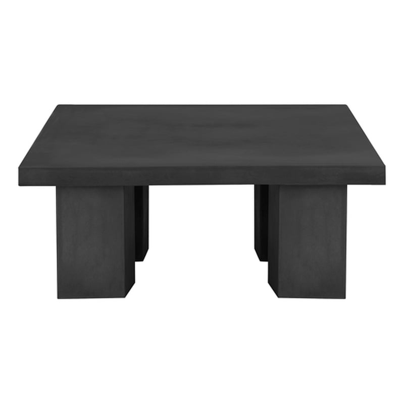 Ella Square Coffee Table Small In Black Concrete