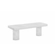 Nat Bench Large In Ivory Concrete