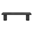 Nat Bench Extra Large In Black Concrete
