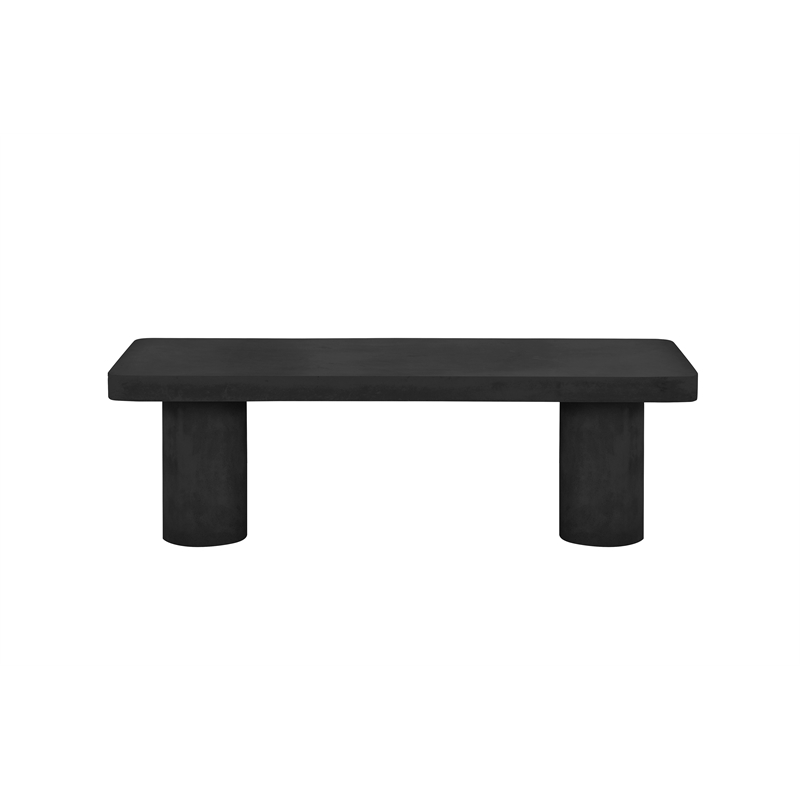 Nat Media Unit Large In Black Concrete