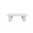 Nat Rectangle Coffee Table Medium In Ivory Concrete