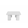 Nat Rectangle Coffee Table Medium In Ivory Concrete
