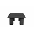 Nat Rectangle Coffee Table Large In Black Concrete