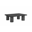 Nat Rectangle Coffee Table Medium In Black Concrete