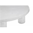 Nat Round Coffee Table Large In Ivory Concrete
