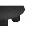 Nat Round Coffee Table Medium In Black Concrete