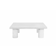 Nat Square Coffee Table Large In Ivory Concrete