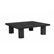 Nat Square Coffee Table Large In Black Concrete