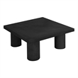 Nat Square Coffee Table Small In Black Concrete