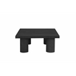 Nat Square Coffee Table Small In Black Concrete