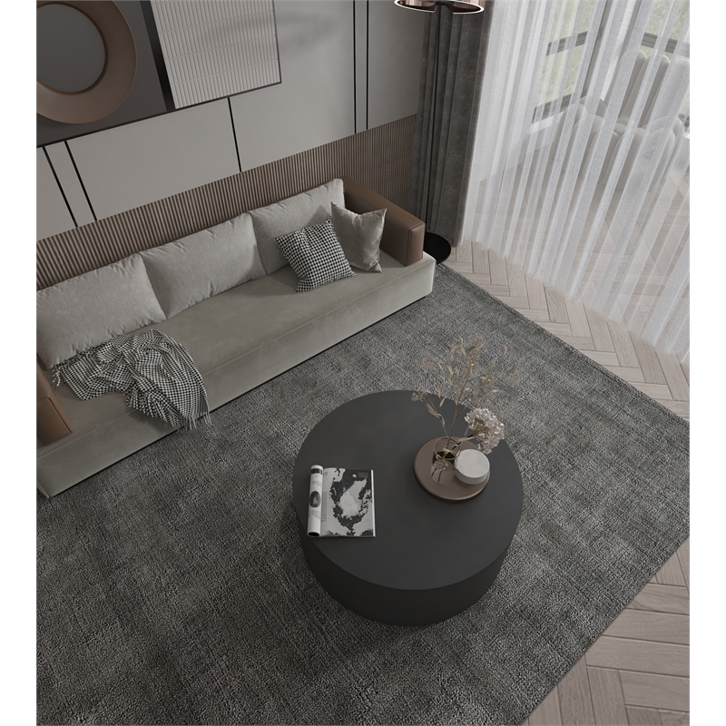 Uno Coffee Table In Black Steel