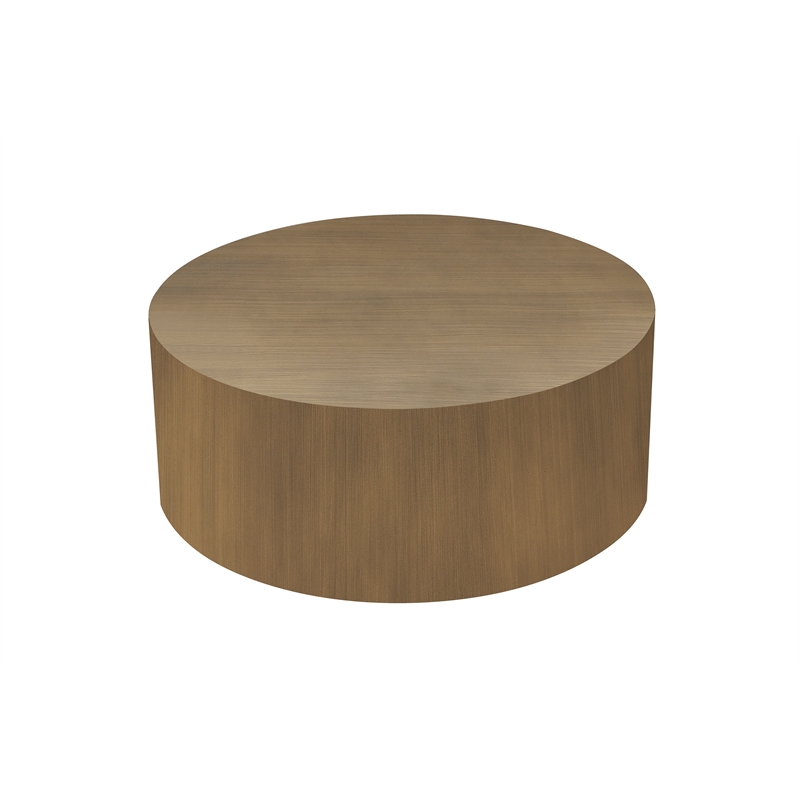 Uno Coffee Table in Brushed Brass Steel