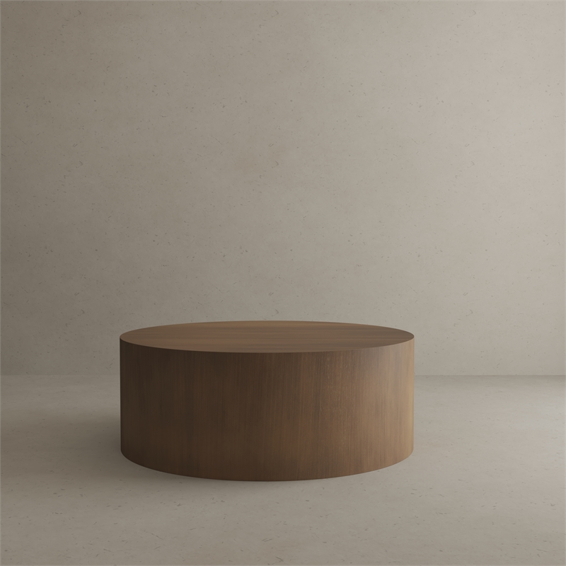 Uno Coffee Table in Brushed Brass Steel