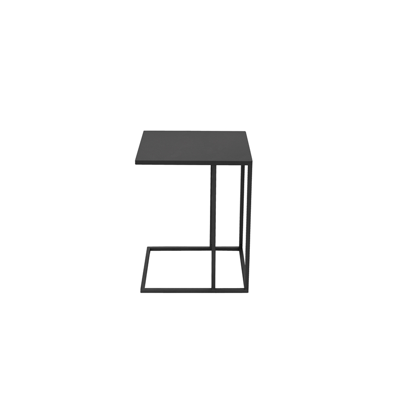 Dash Side Table in Black Steel