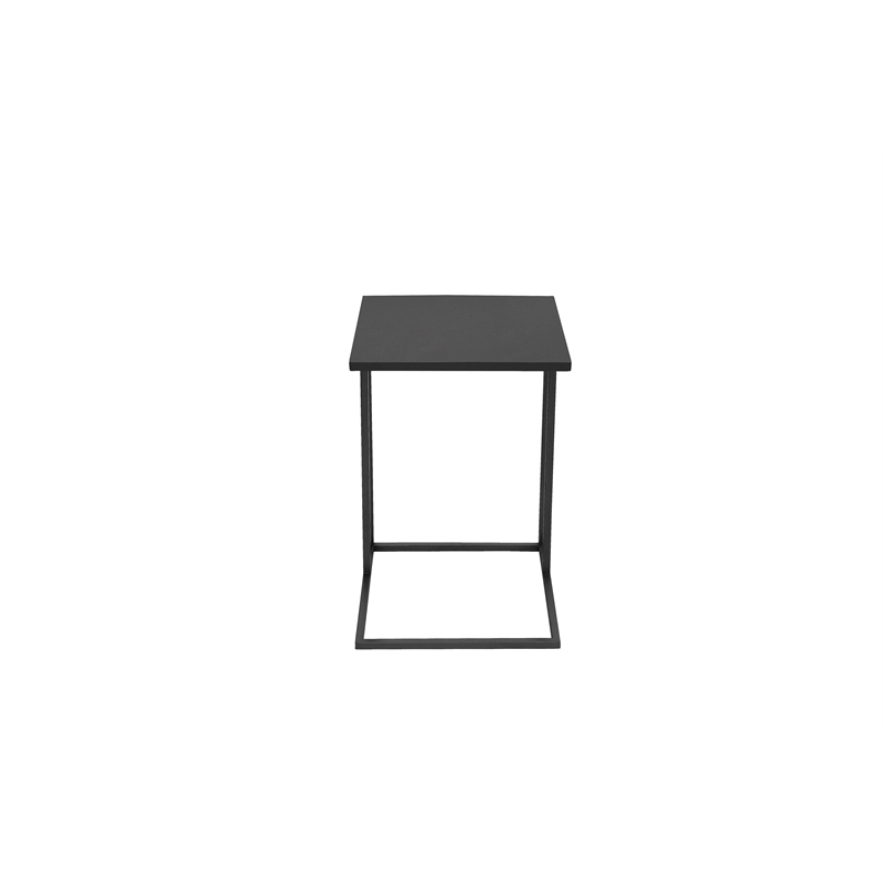 Dash Side Table in Black Steel