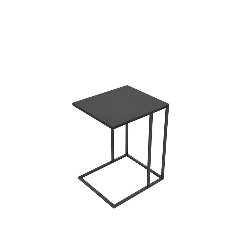 Dash Side Table in Black Steel