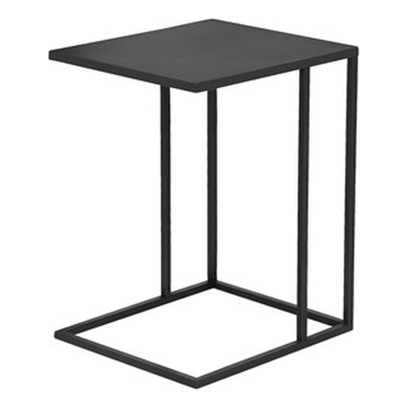 Dash Side Table in Black Steel