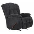 Brock Rocker Recliner in Slate Gray Polyester Chenile Fabric