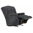 Brock Rocker Recliner in Slate Gray Polyester Chenile Fabric