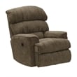 Atkins Power Wall Hugger Recliner in Brown Polyester Fabric