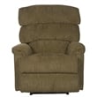 Atkins Power Wall Hugger Recliner in Mocha Brown Polyester Fabric
