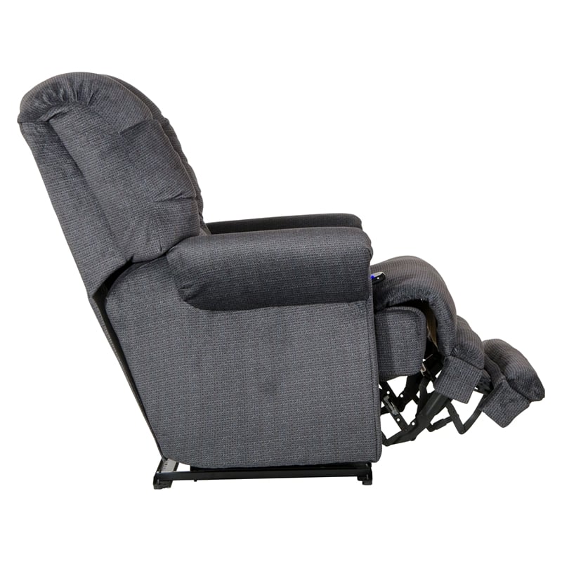 Barkley Lay Flat Recliner with Extra Extension Footrest in Blue ...
