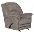 Dolan Chaise Rocker Recliner in Gray Polyester Fabric