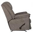 Dolan Chaise Rocker Recliner in Gray Polyester Fabric