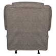 Dolan Chaise Rocker Recliner in Gray Polyester Fabric