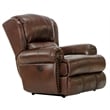 James Power Deluxe Lay Flat Recliner in Brown Itallian Leather
