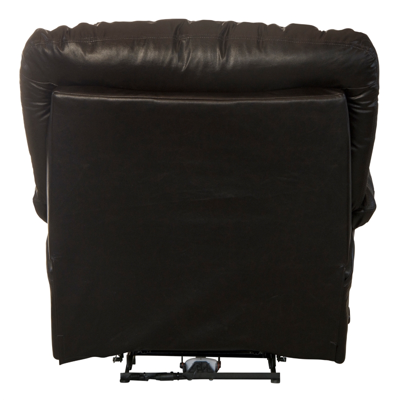 Boyd Power Lay Flat Chaise Recliner in Brown Top Grain Italian Leather