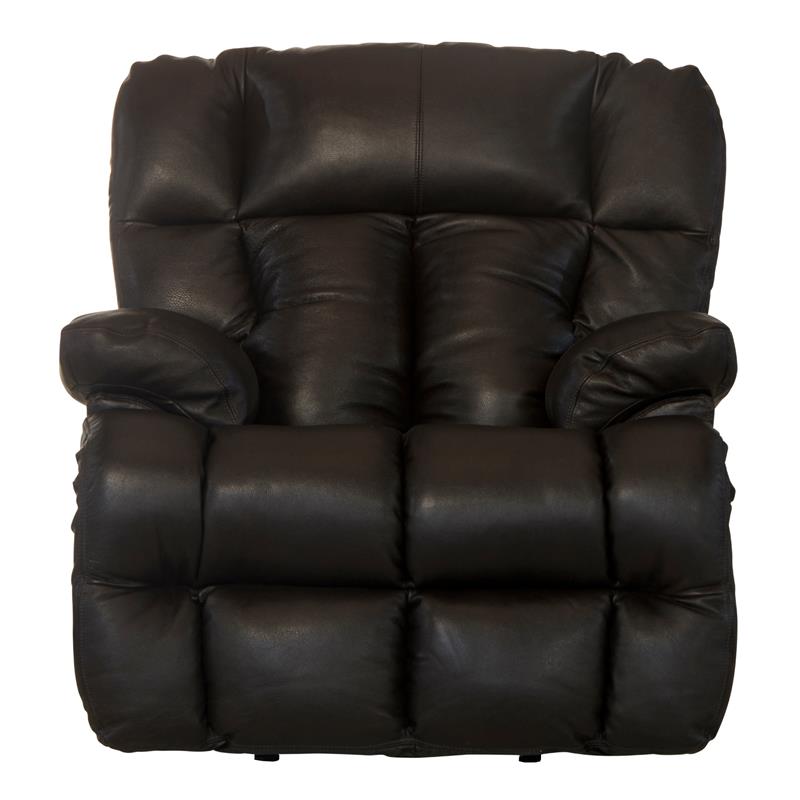Boyd Power Lay Flat Chaise Recliner in Brown Top Grain Italian Leather
