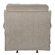 Vale Power Rocker Recliner with Heat and Massage in Beige Polyester Fabric