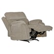 Vale Power Rocker Recliner with Heat and Massage in Beige Polyester Fabric