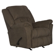 Catnapper Grady Polyester Rocker Recliner with Deluxe Heat & Massage in Brown