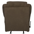 Catnapper Grady Polyester Rocker Recliner with Deluxe Heat & Massage in Brown