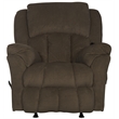 Catnapper Grady Polyester Rocker Recliner with Deluxe Heat & Massage in Brown