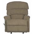 Atkins Chaise Rocker Recliner in Beige Chenile Fabric