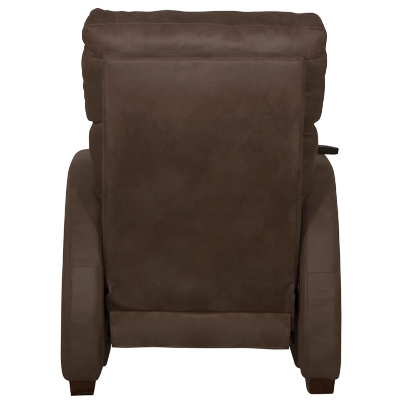 Catnapper Unwind Power Zero Gravity Recliner in Brown Polyester Fabric