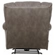 Catnapper Dixon Oversized Power Lay Flat Recliner in Gray Fabric