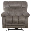 Catnapper Dixon Oversized Power Lay Flat Recliner in Gray Fabric
