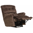 Catnapper Release Power Lift Recliner with Zero Gravity Recline in Brown Fabric