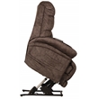 Catnapper Release Power Lift Recliner with Zero Gravity Recline in Brown Fabric