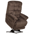 Catnapper Release Power Lift Recliner with Zero Gravity Recline in Brown Fabric
