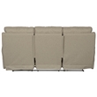 Catnapper Eastland Lay Flat Reclining Sofa in Gray Fabric with Accent Pillows